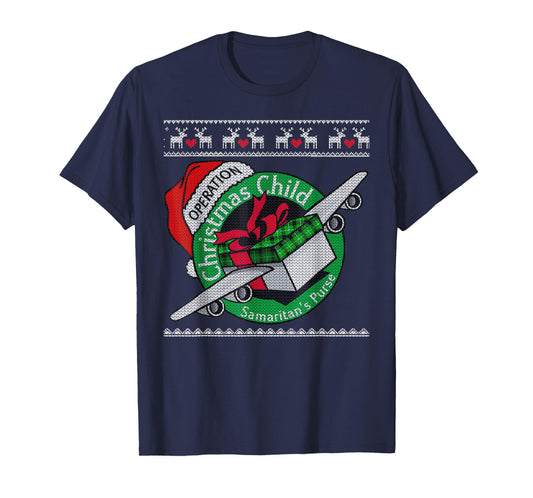 Samaritan's Purse Operation Christmas Child Funny Xmas Gifts T-Shirt