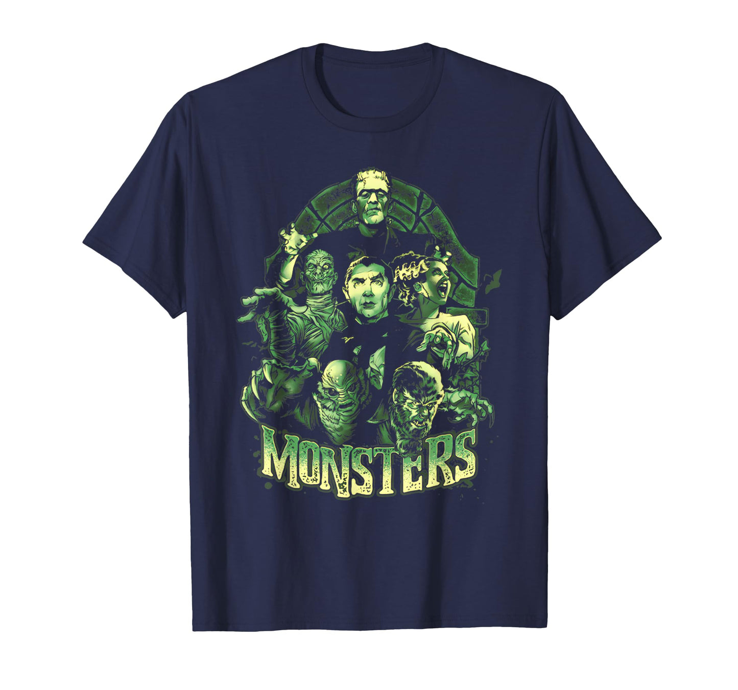 Vintage Funny Monster Mash Frankenstein Horror Movies Lovers T-Shirt