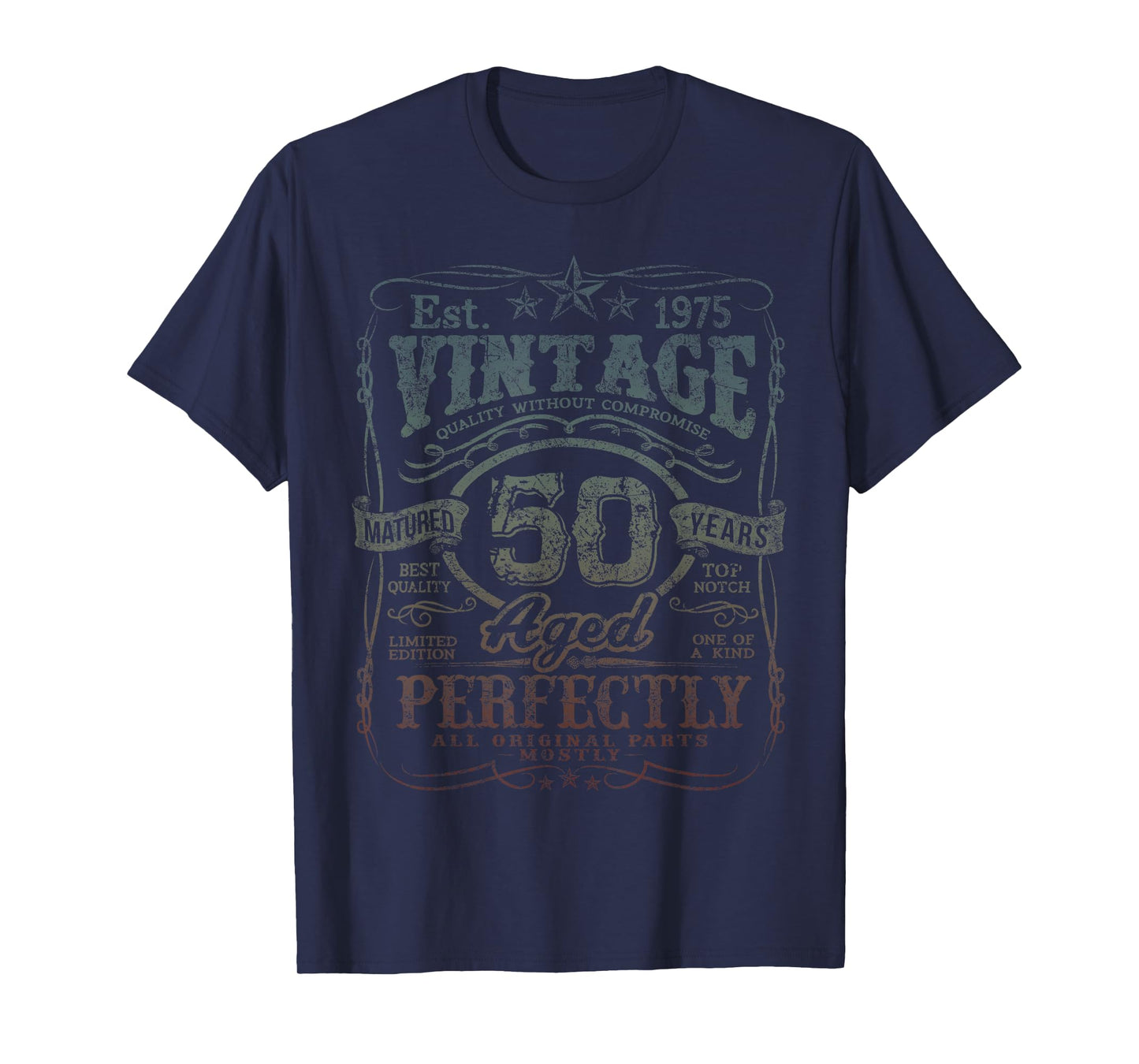 Vintage 1975 Limited Edition Shirt 50 year old 50th Birthday T-Shirt