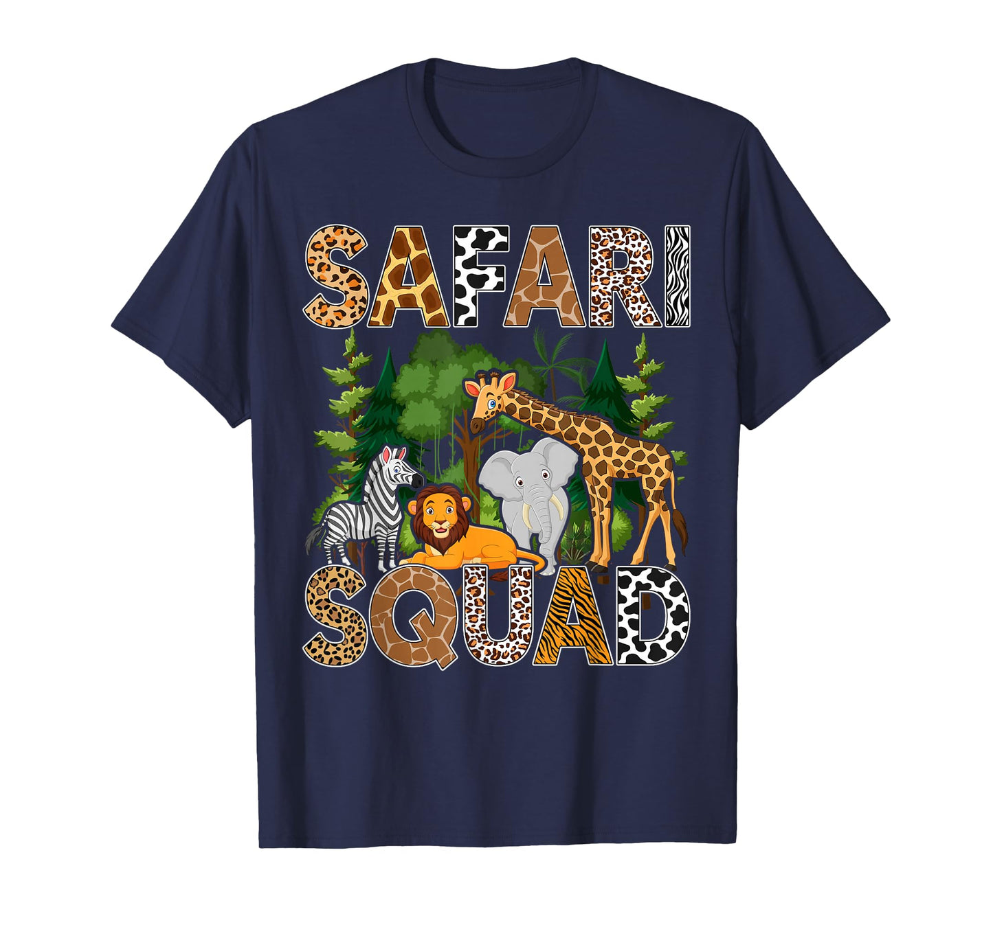 Safari Art For Men Women Zoologist African Print Zoo Safari T-Shirt