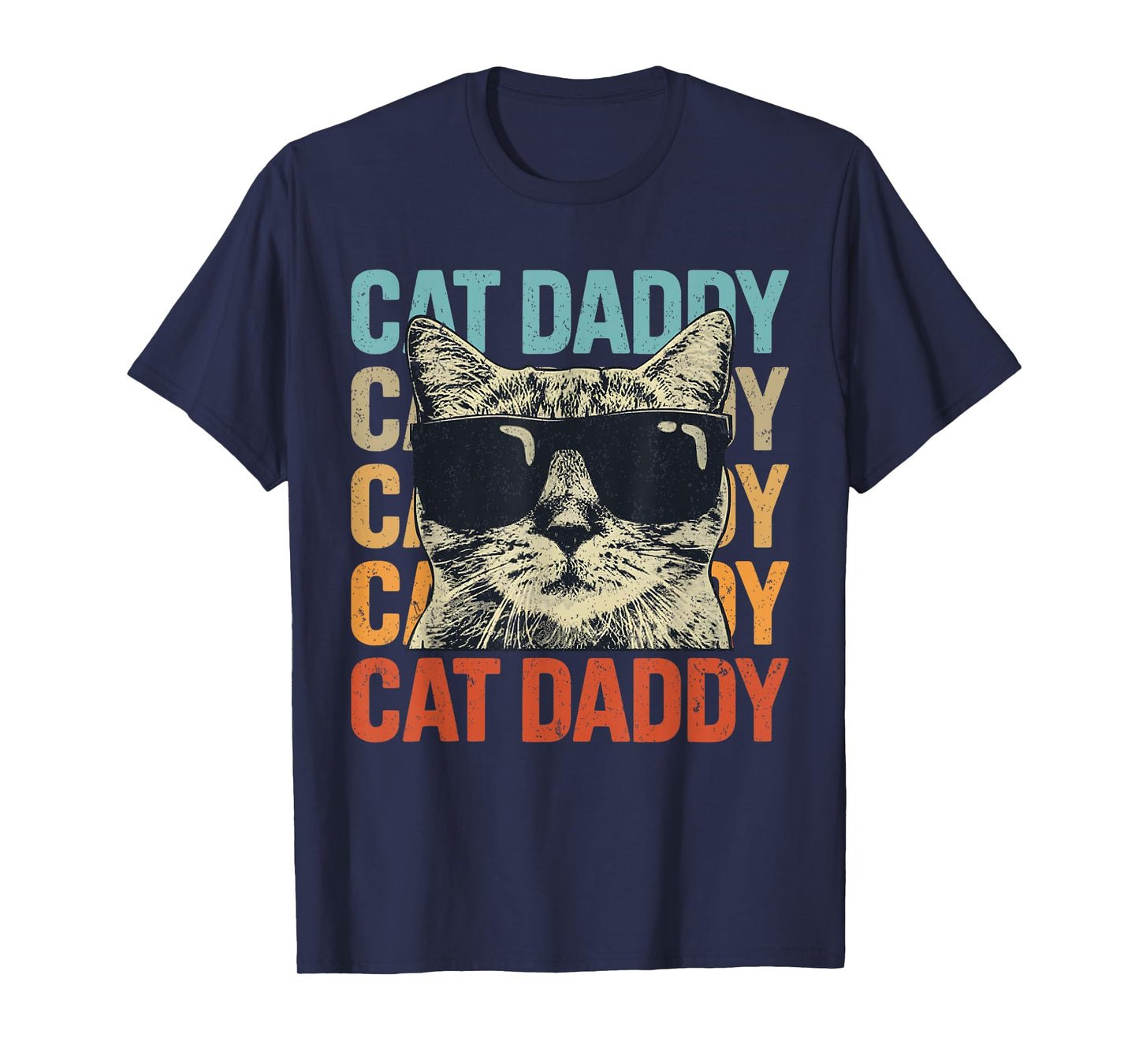 Funny Cat Daddy Lover Gift for Men Women Kid Boy Girl T-Shirt