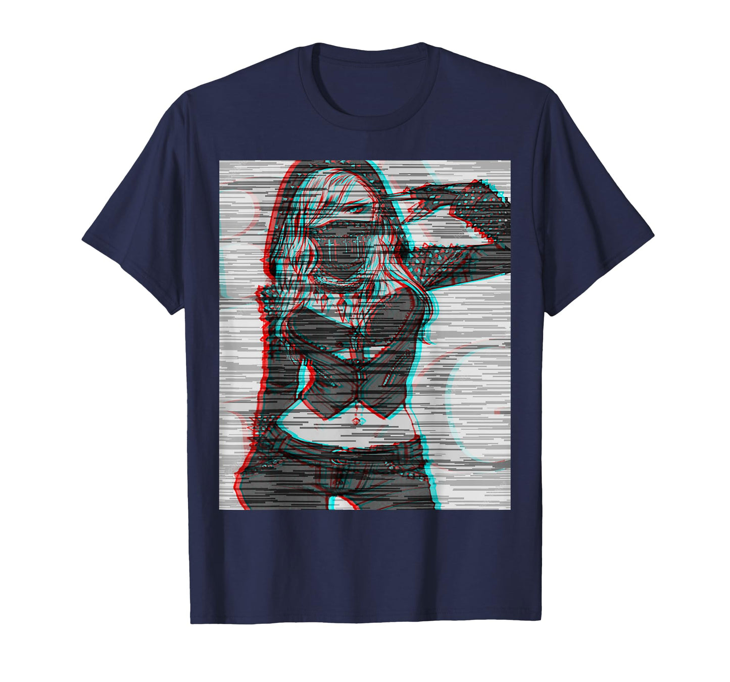 Gangsta glitch cyber assassin t shirt T-Shirt
