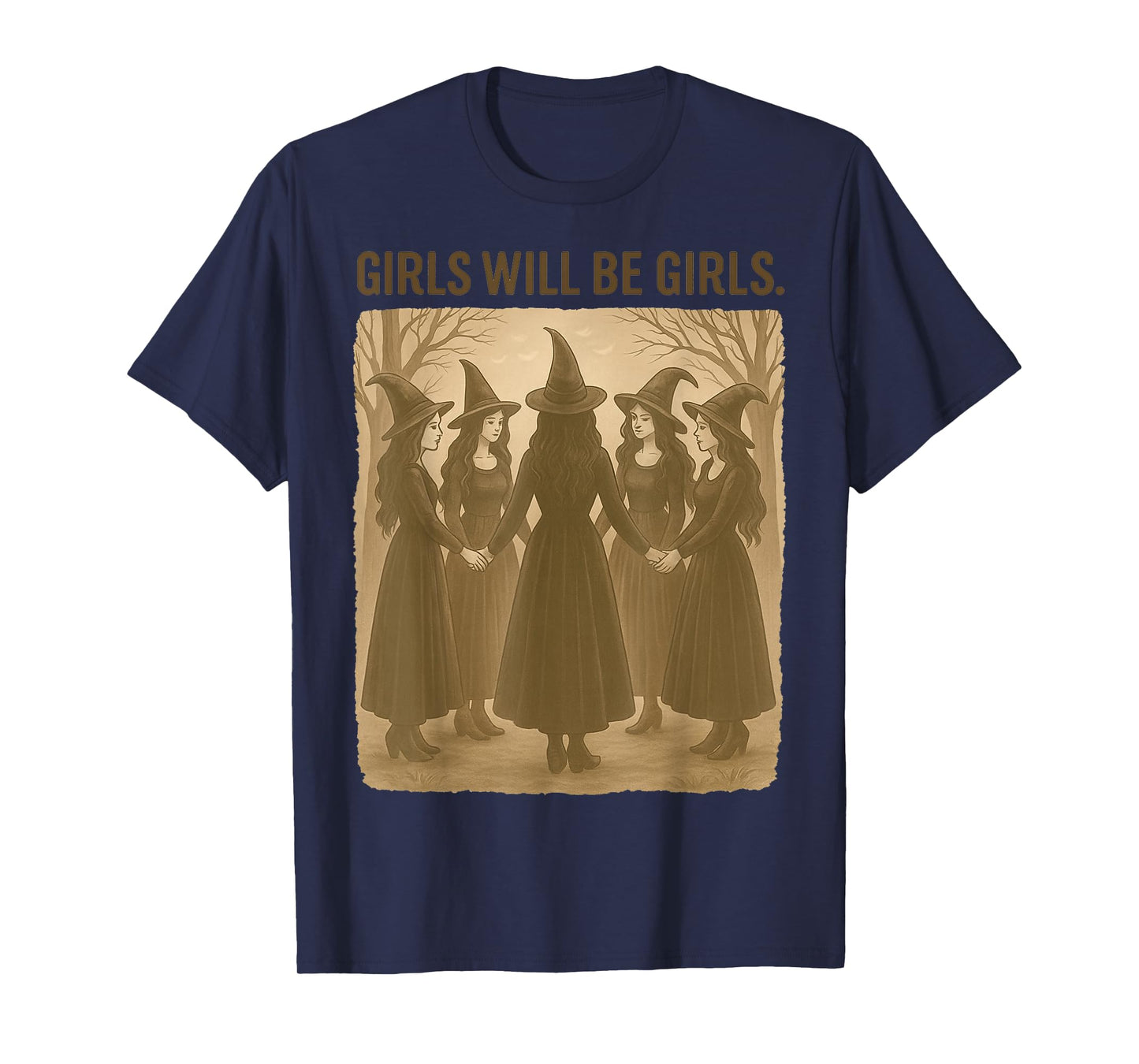 Retro Witchy Vibes Halloween Aesthetic Costume T-Shirt