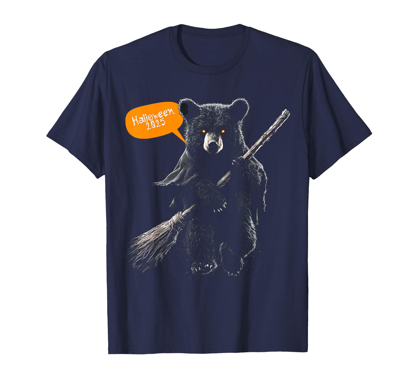 Halloween 2025 Bear Witch Animal Costume Fun T-Shirt