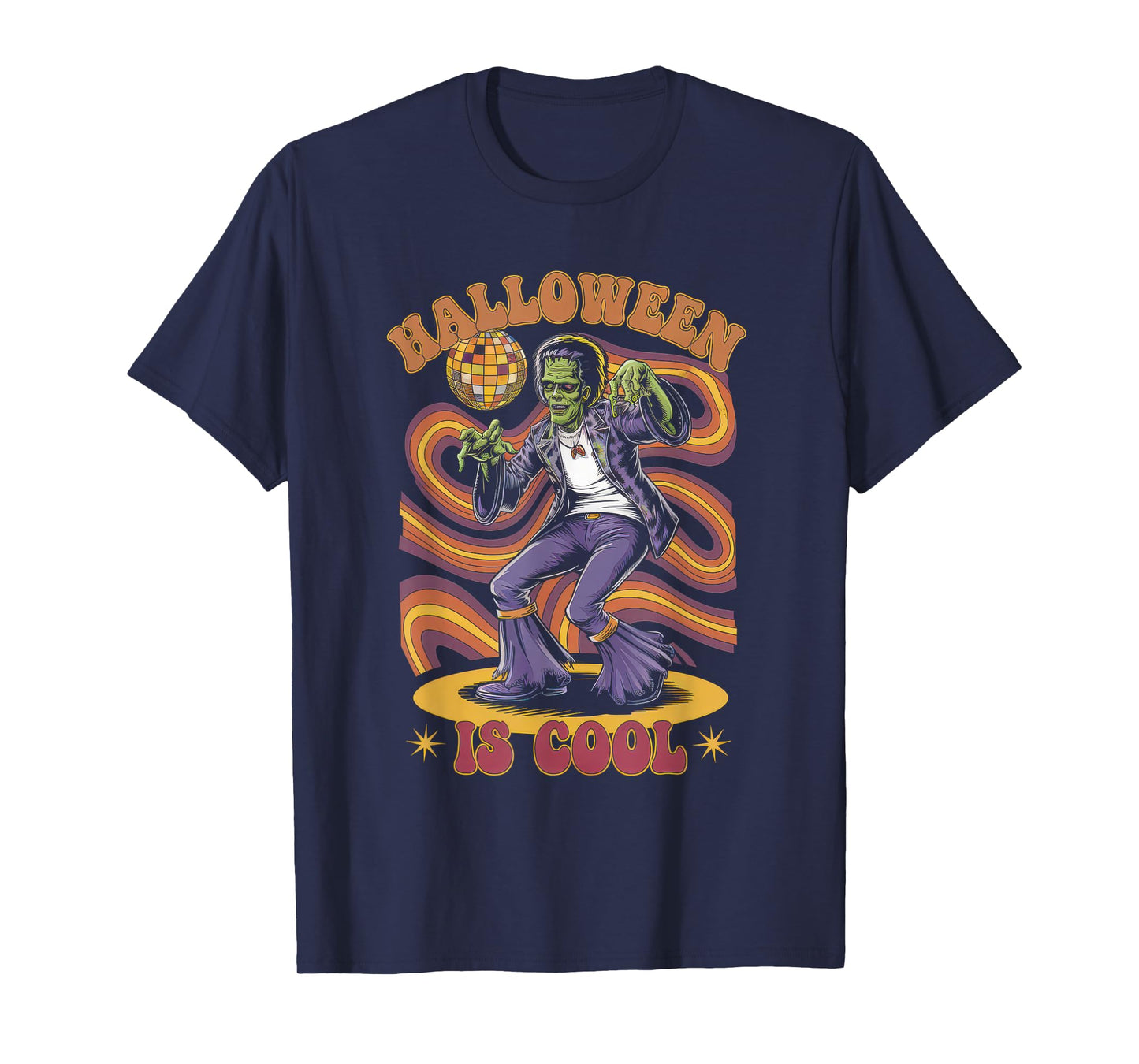 Halloween is Cool Tshirt Women Men Frankenstein Monster T-Shirt