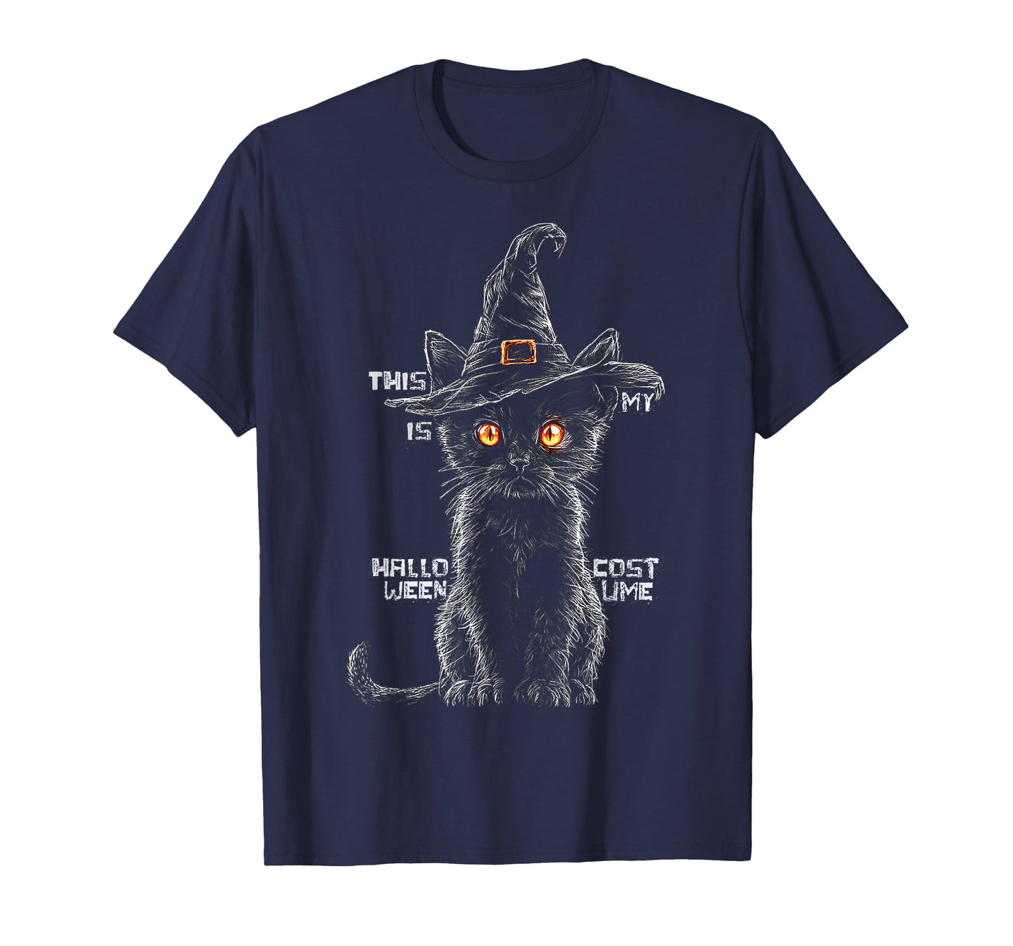 This is My Halloween Costume Cat Witch Spooky T-Shirt