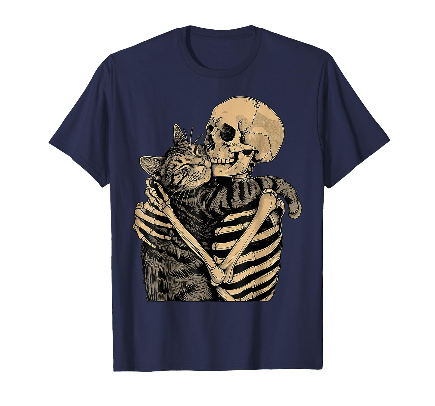 Black cat Halloween cat Pumpkin Boho Floral Fall Spooky cat T-Shirt
