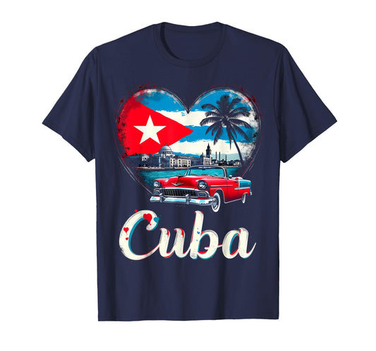 Cuba Heart Love T-Shirt