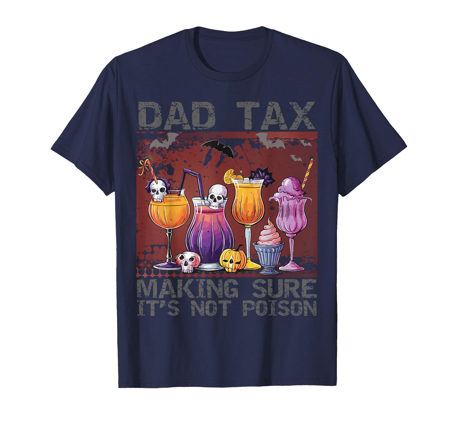 Funny Daddy Boo Halloween Family Matching Costume Ghost Dad T-Shirt