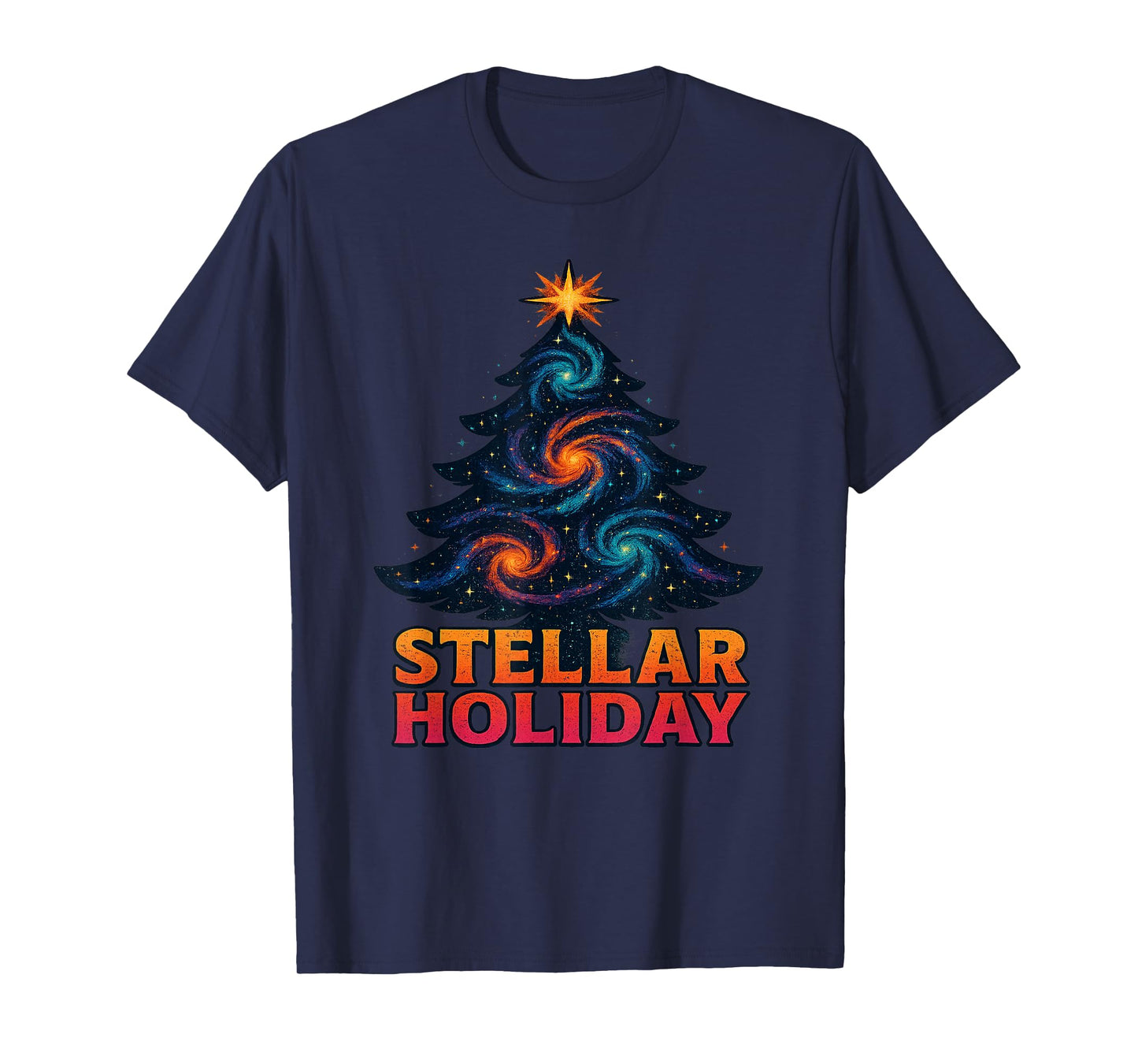 Stellar Holiday Christmas Tree Holiday Season T-Shirt