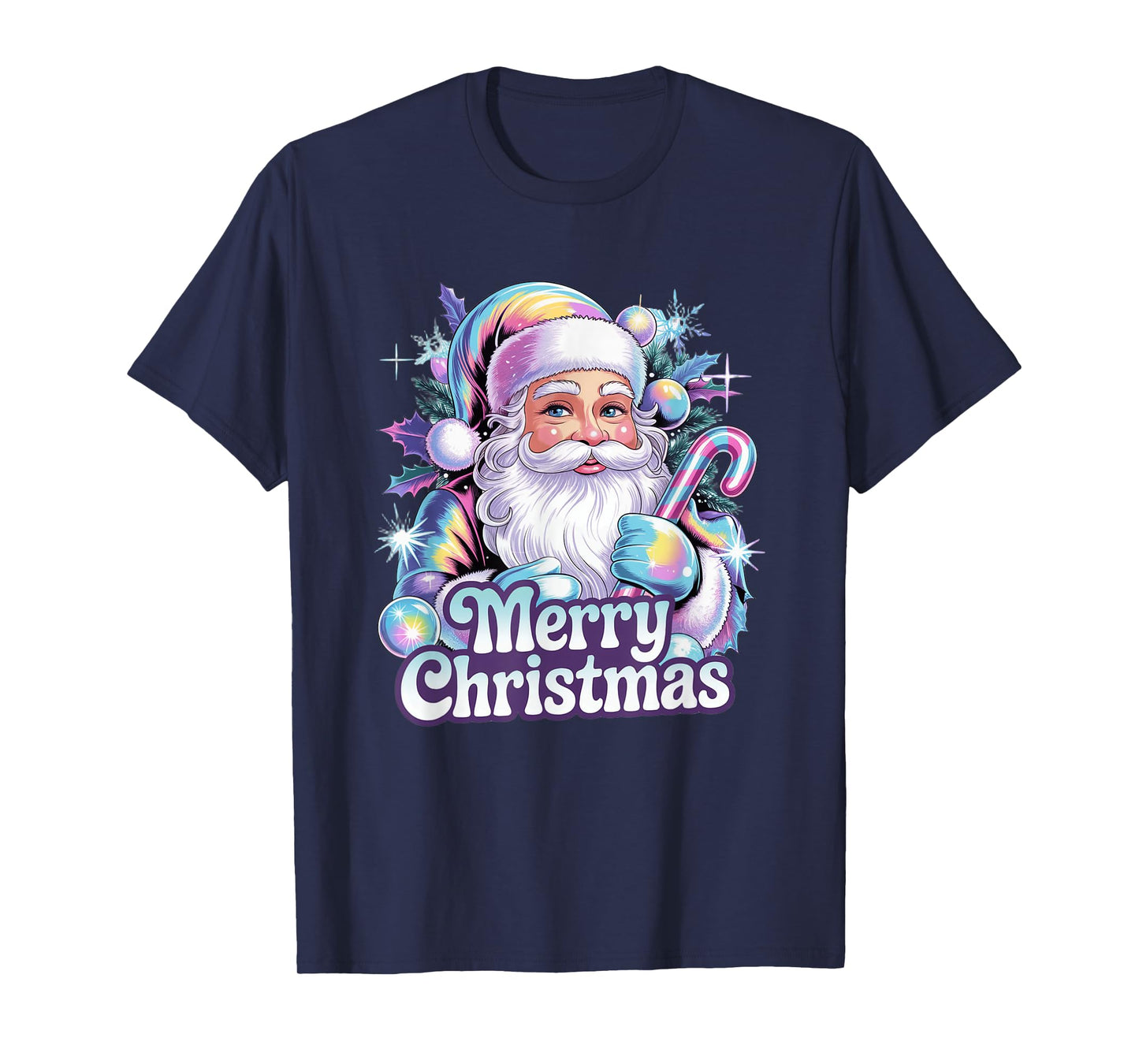 Merry Christmas Festive Santa Claus Joy T-Shirt