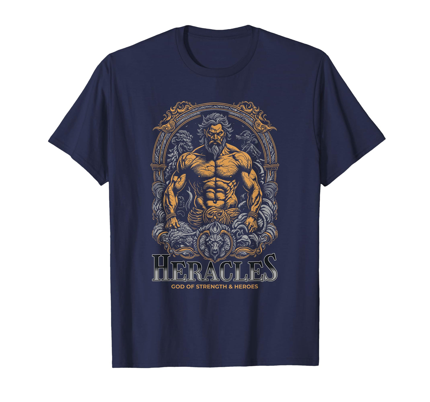 Heracles God of Strength and Heroes Greek Mythology T-Shirt