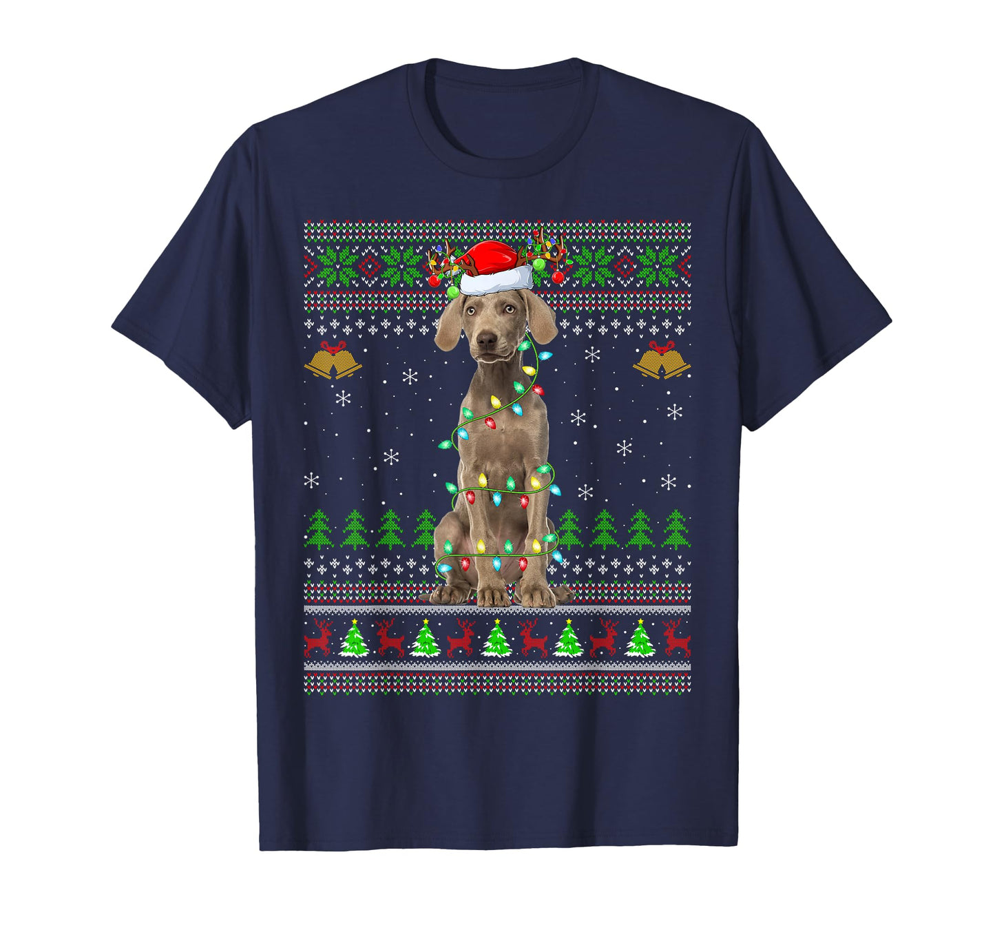 Australian Cattle Dog Ugly Christmas Sweaters Holiday Xmas T-Shirt