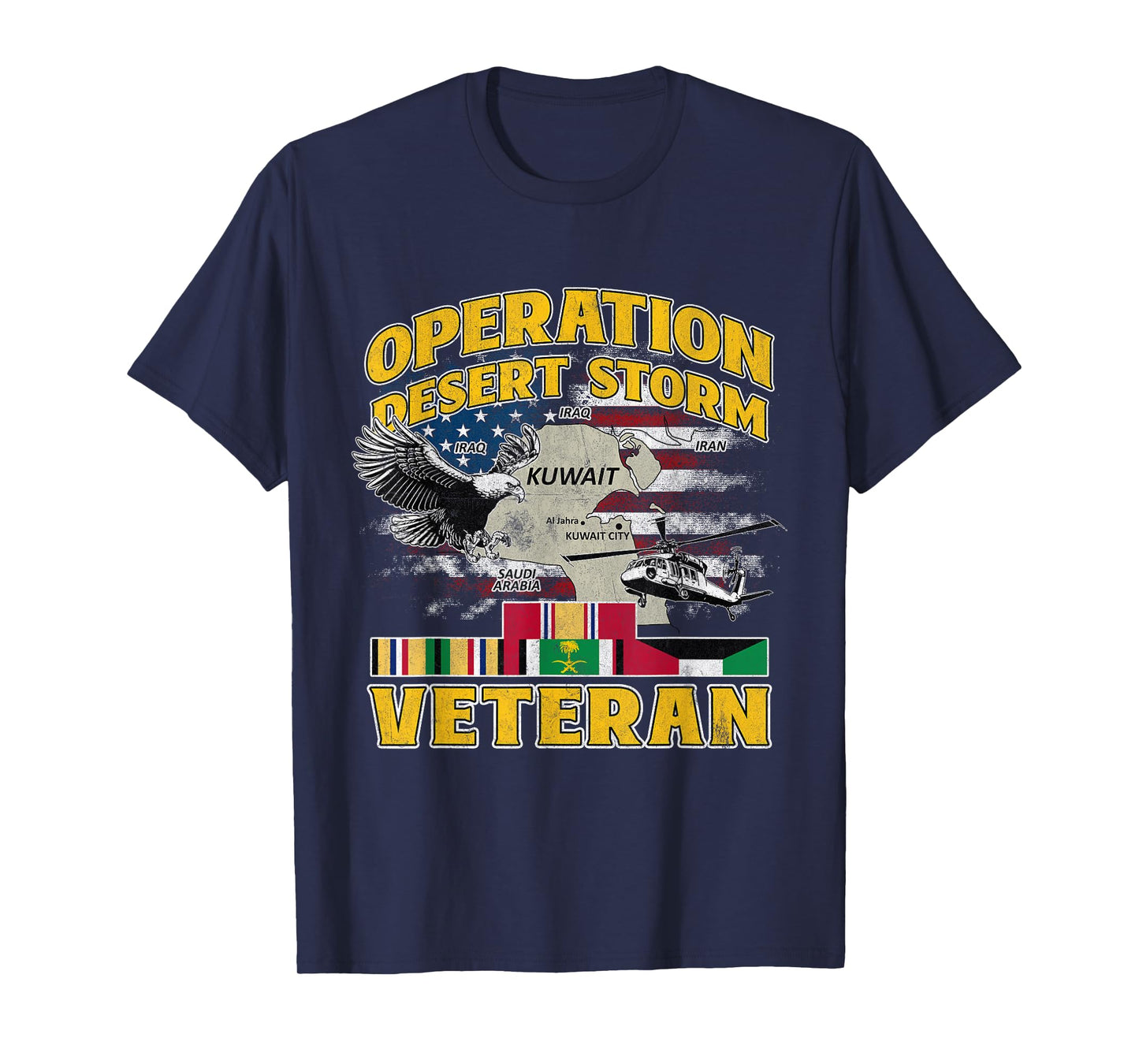 ODS Veteran Operation Desert Storm Ribbon Vintage Iraq T-Shirt