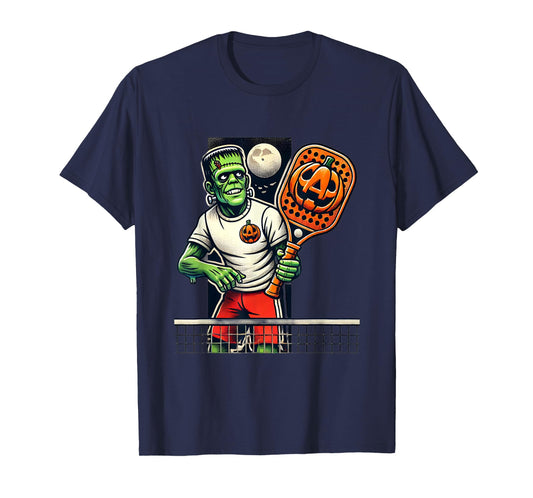 Frankenstein Pickleball Player Funny Halloween Costume Sport T-Shirt