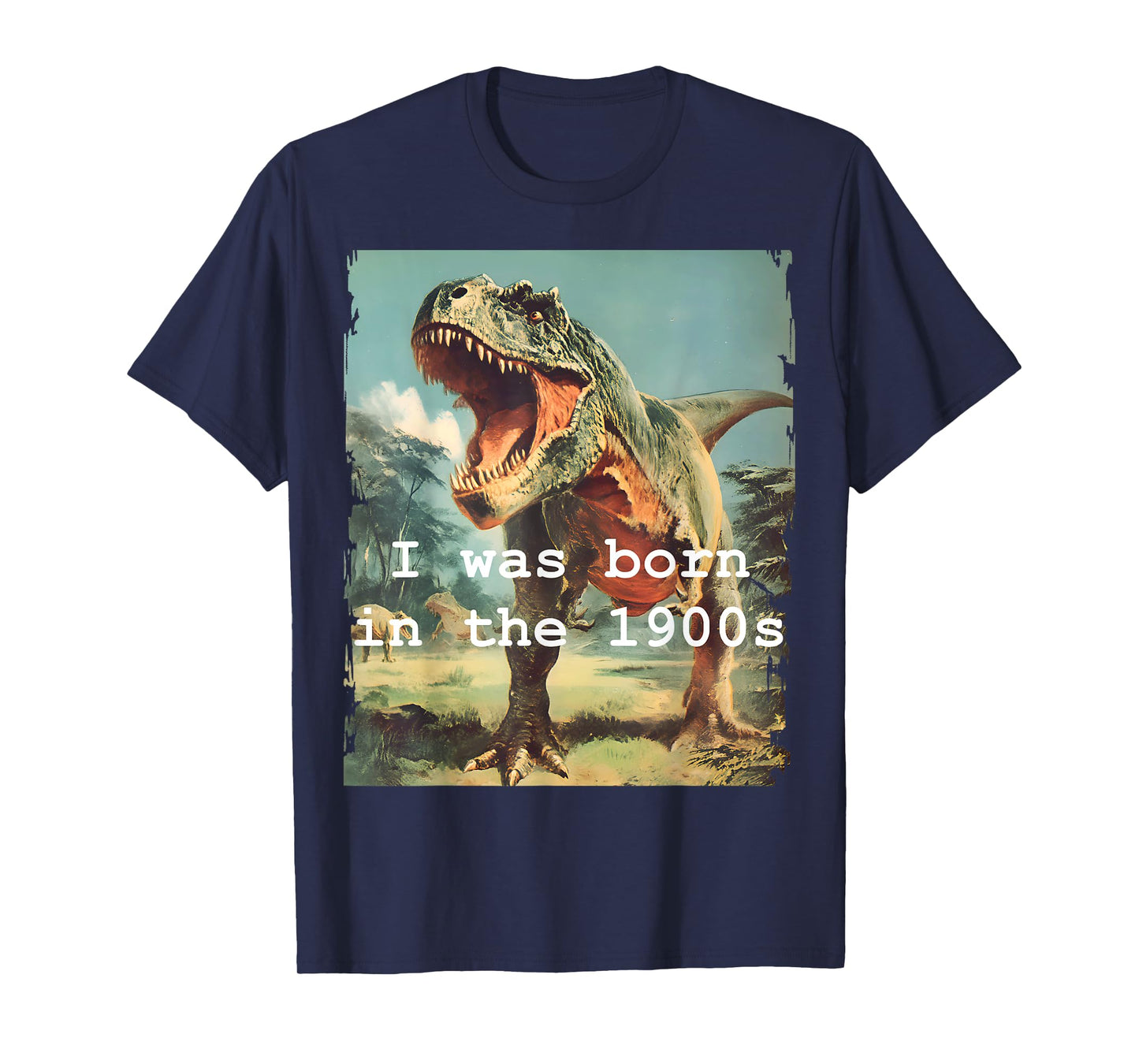 Funny Vintage Dinosaur I was Born in the 1900s Graphic T-Shirt