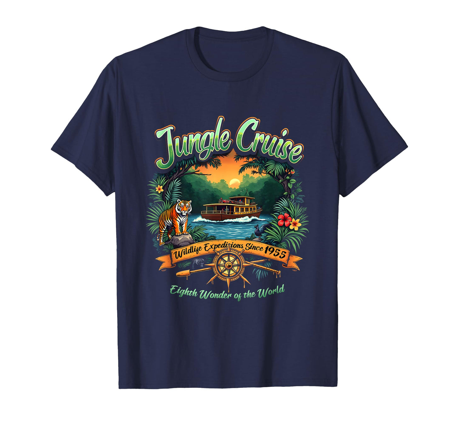 Wildlife VBS 2025 Park Cruise Trip Vintage Jungle T-Shirt