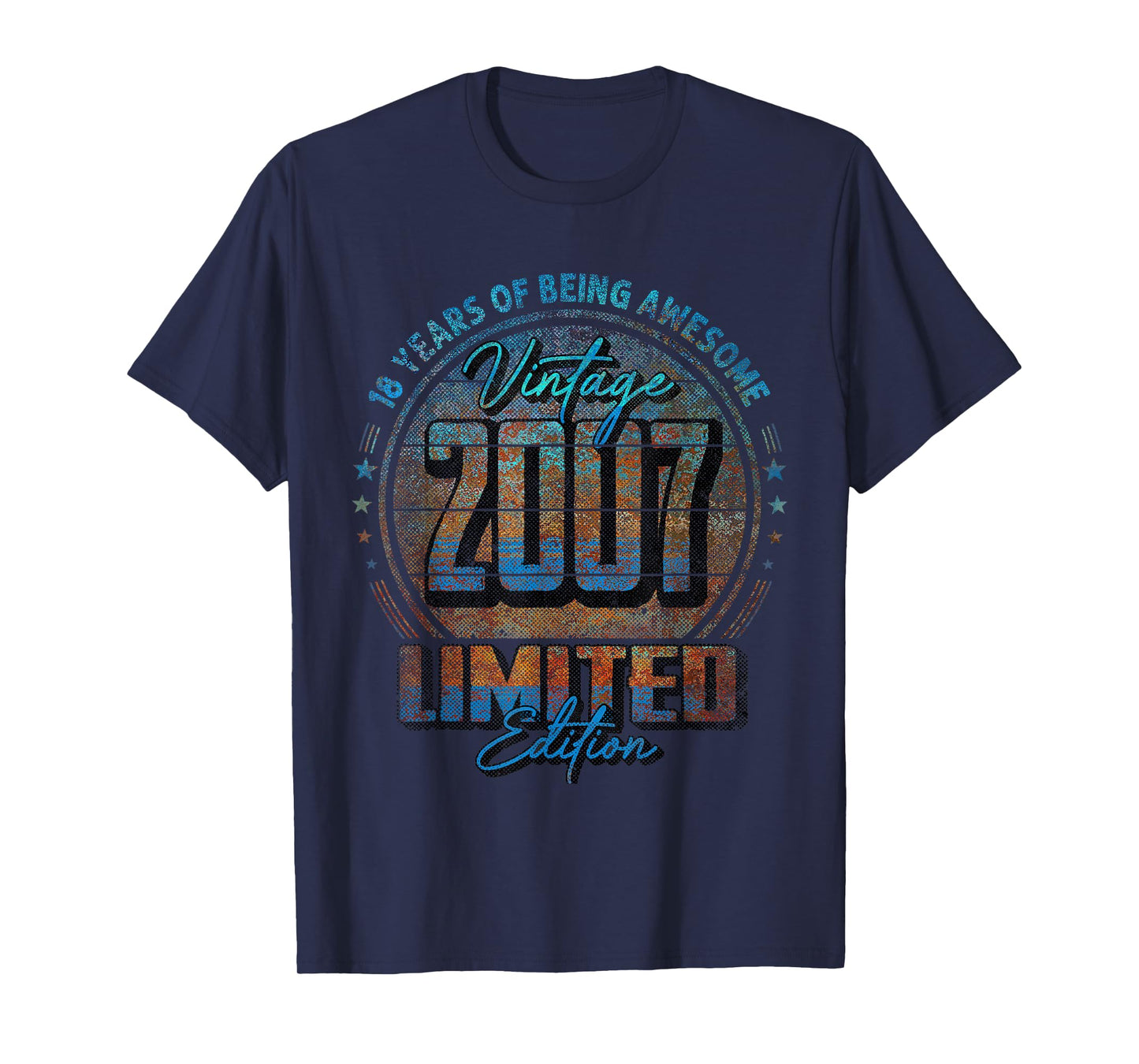Vintage 2007 Limited Edition Shirt 18 year old 18th Birthday T-Shirt