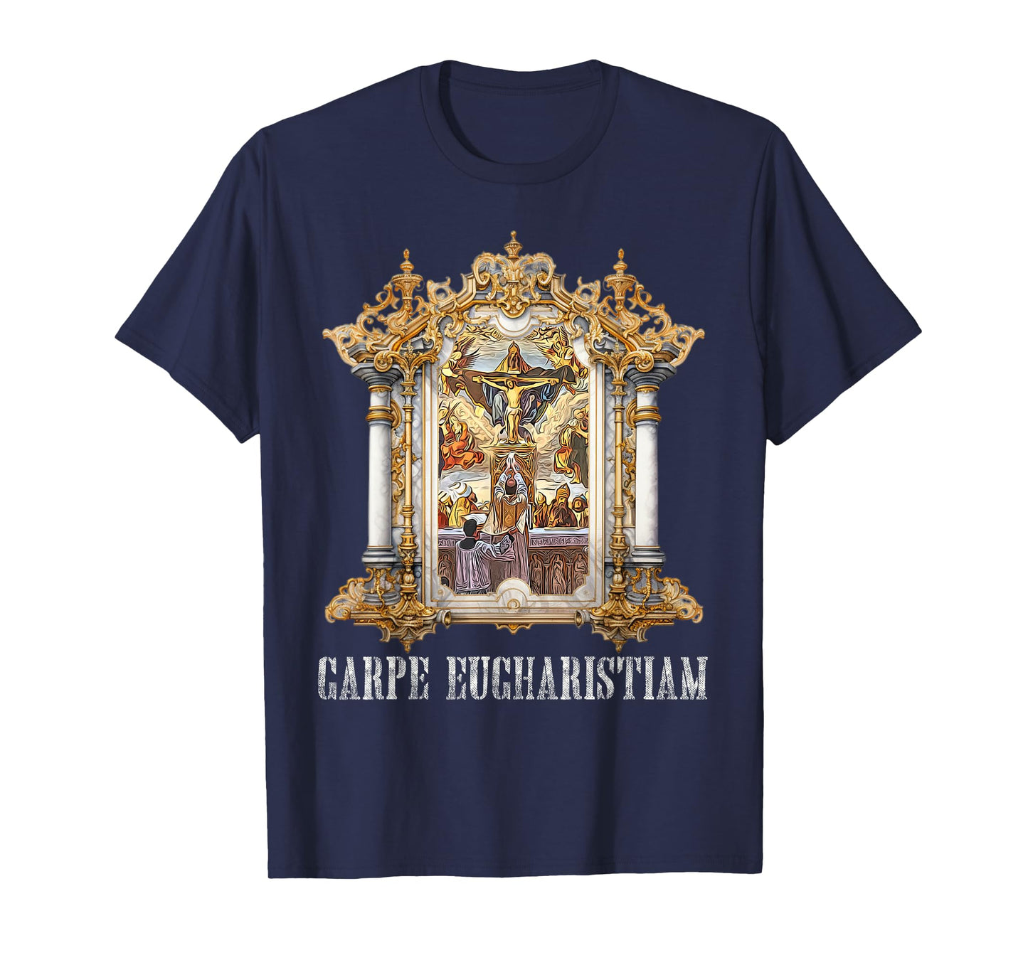 Eucharistic Consecration Traditional Latin Mass Catholic T-Shirt