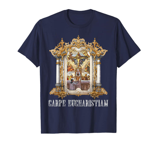 Eucharistic Consecration Traditional Latin Mass Catholic T-Shirt