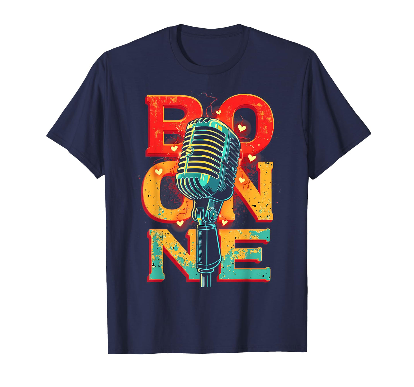 Boone Family Name I Love Boone Personalized Vintage T-Shirt