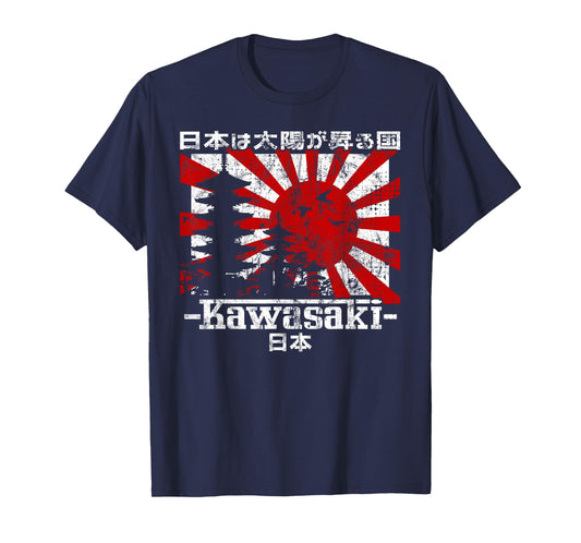 Kawasaki City 90s Retro Japan Aesthetics 80s Kawasaki T-Shirt
