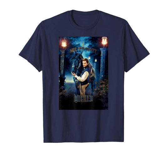 Wicked Fiyero Gates Of Shiz Poster T-Shirt