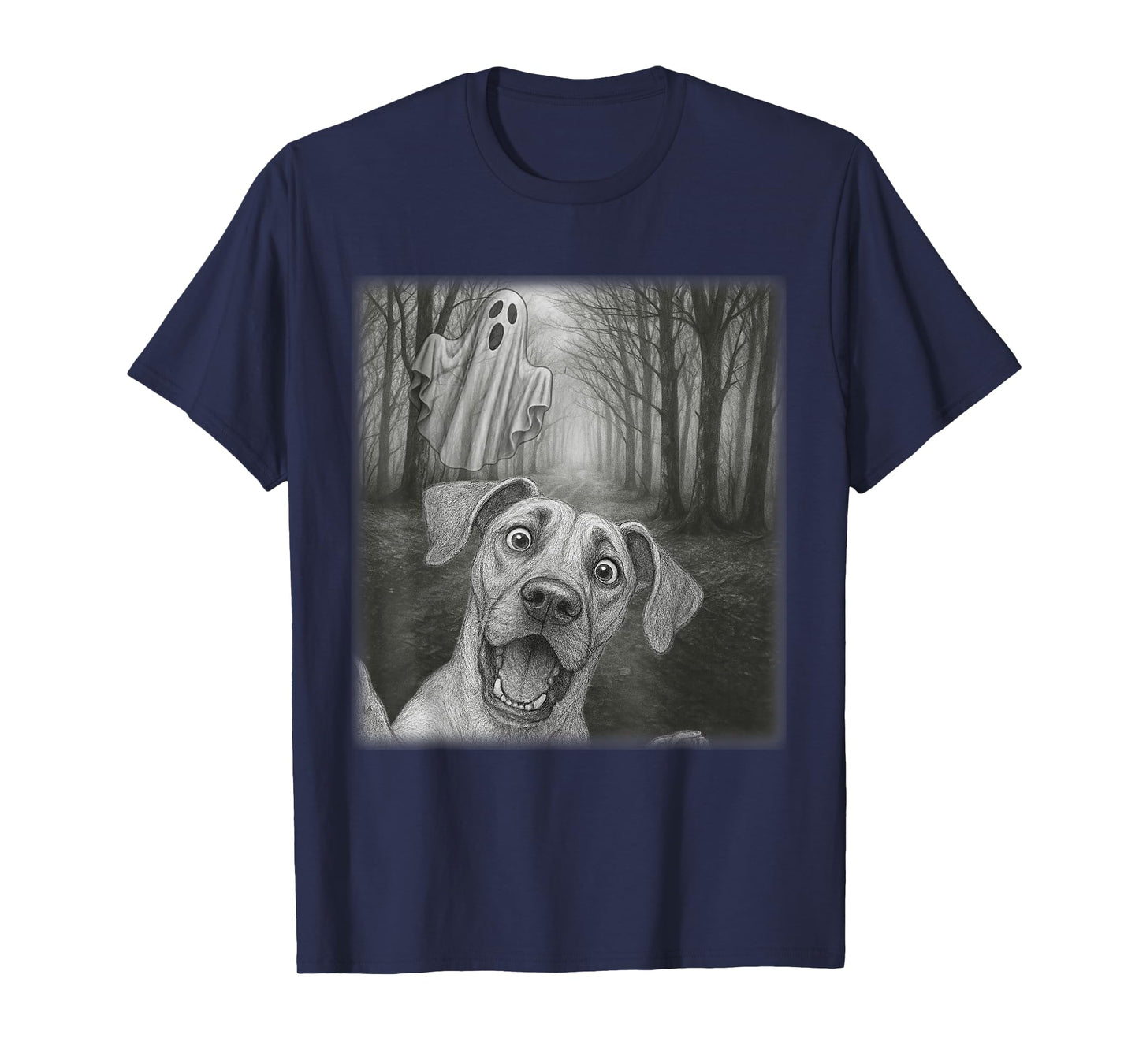 Halloween Great Dance Selfie with Spooky Ghost Great Dance T-Shirt