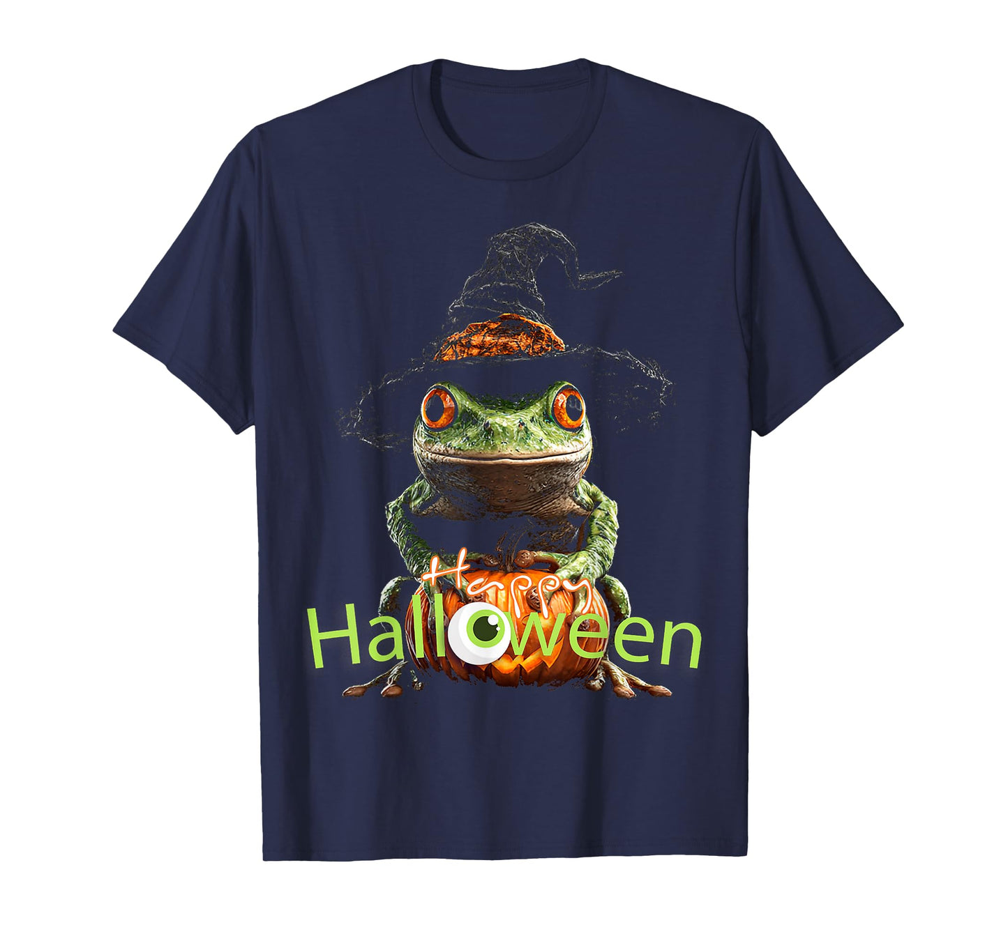 Happy Halloween Costume Frog Witch Animal Fun T-Shirt