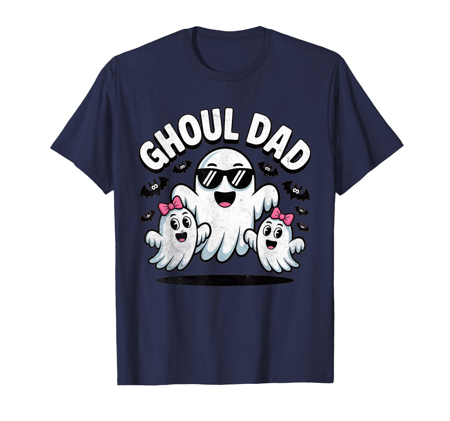 Ghoul Dad Vintage Daddy Ghost Funny Halloween T-Shirt