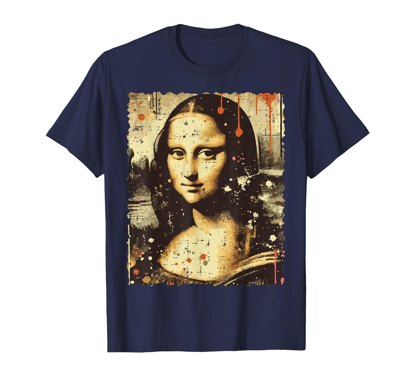 Street Wear Monalisa Graffiti Vintage Art Women Men Kids T-Shirt
