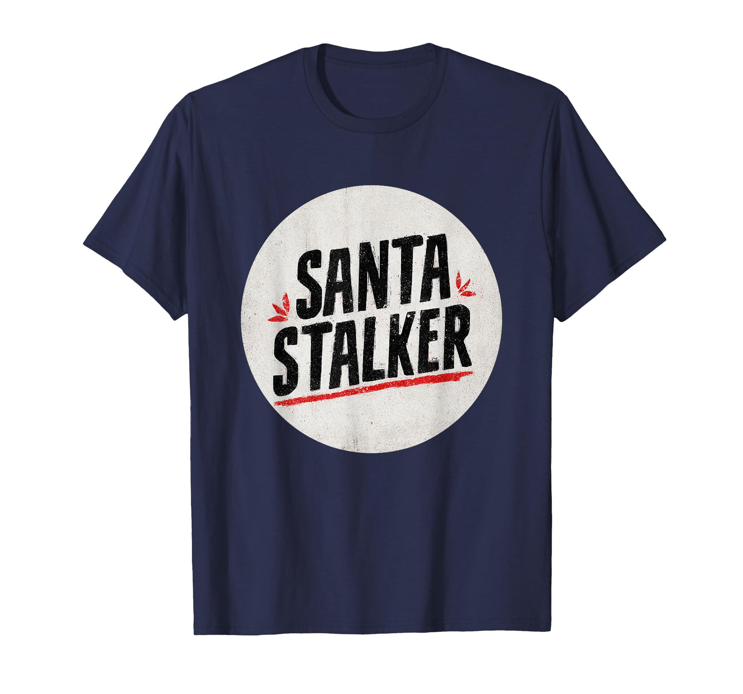 Funny Santa Stalker Costume for Festive Boys and Girls T-Shirt