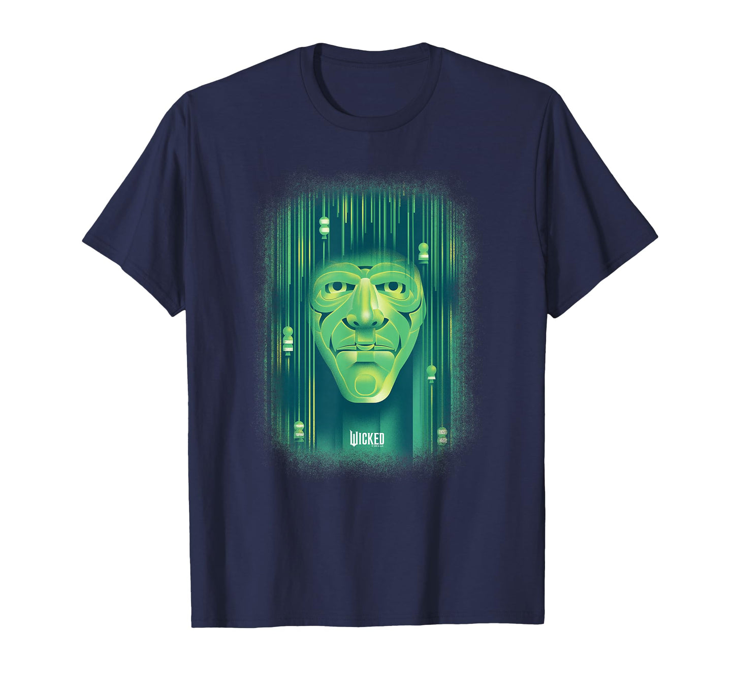 Wicked Wizard Face Emerald City T-Shirt