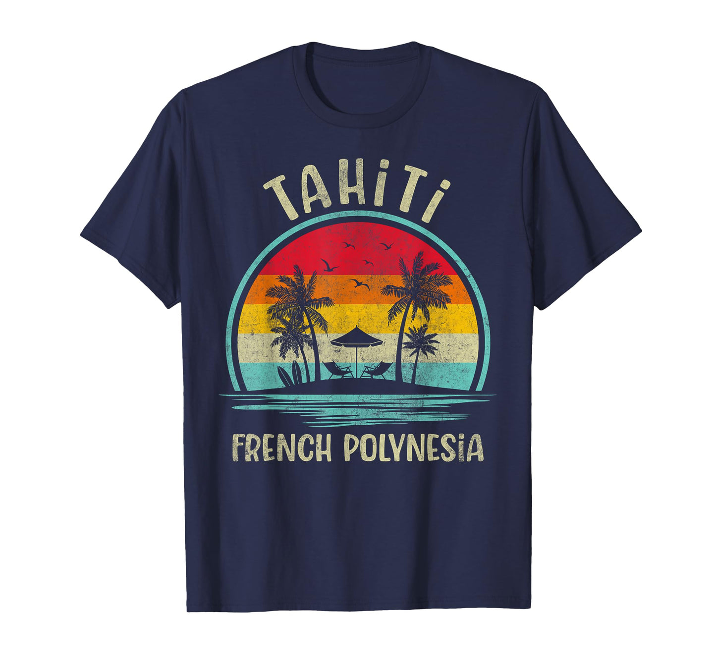 Tahiti Beach French Polynesia Family Summer Vacation T-Shirt