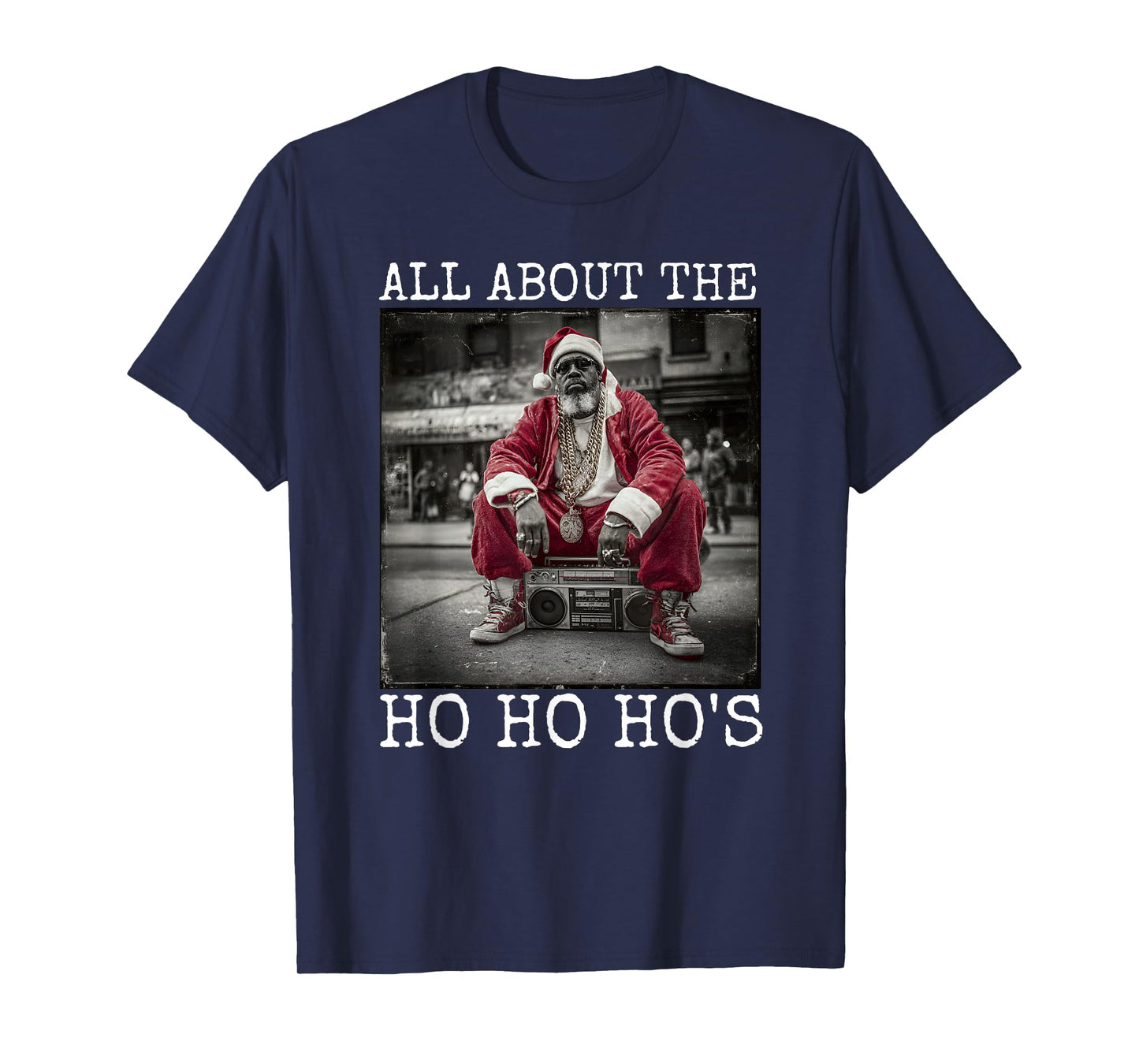 Christmas Hip Hop Santa T-Shirt