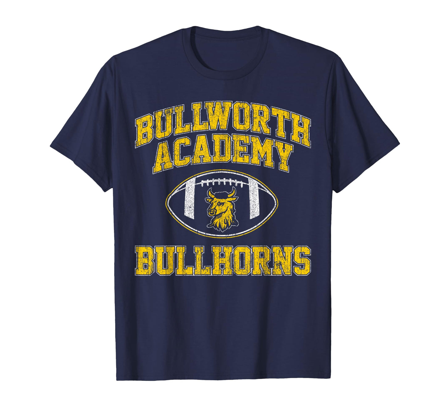 Vintage Bullworth Academy Bullhorns Football T-Shirt