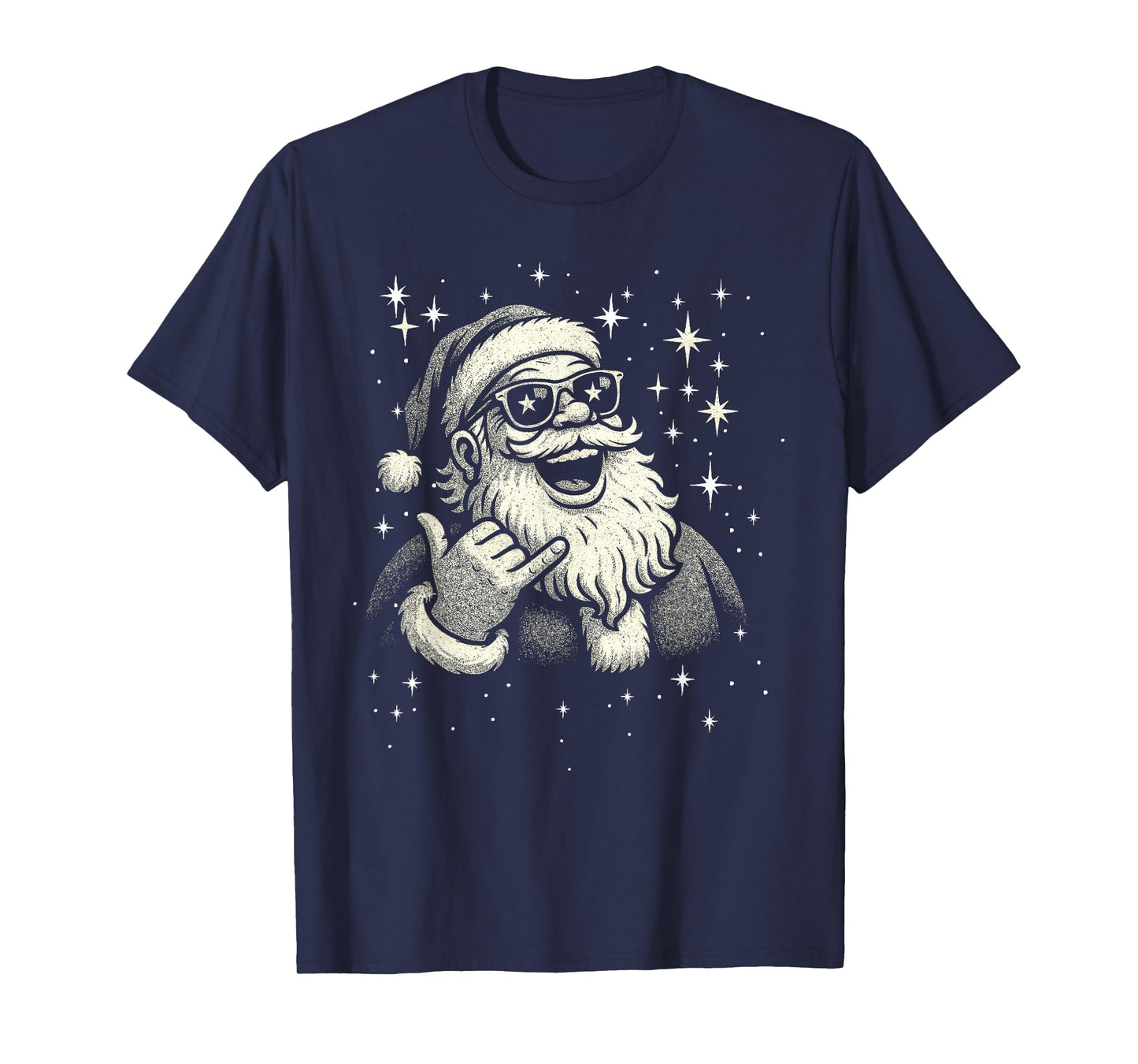 Retro Mele Kalikimaka Hawaiian Merry Christmas Family Party T-Shirt
