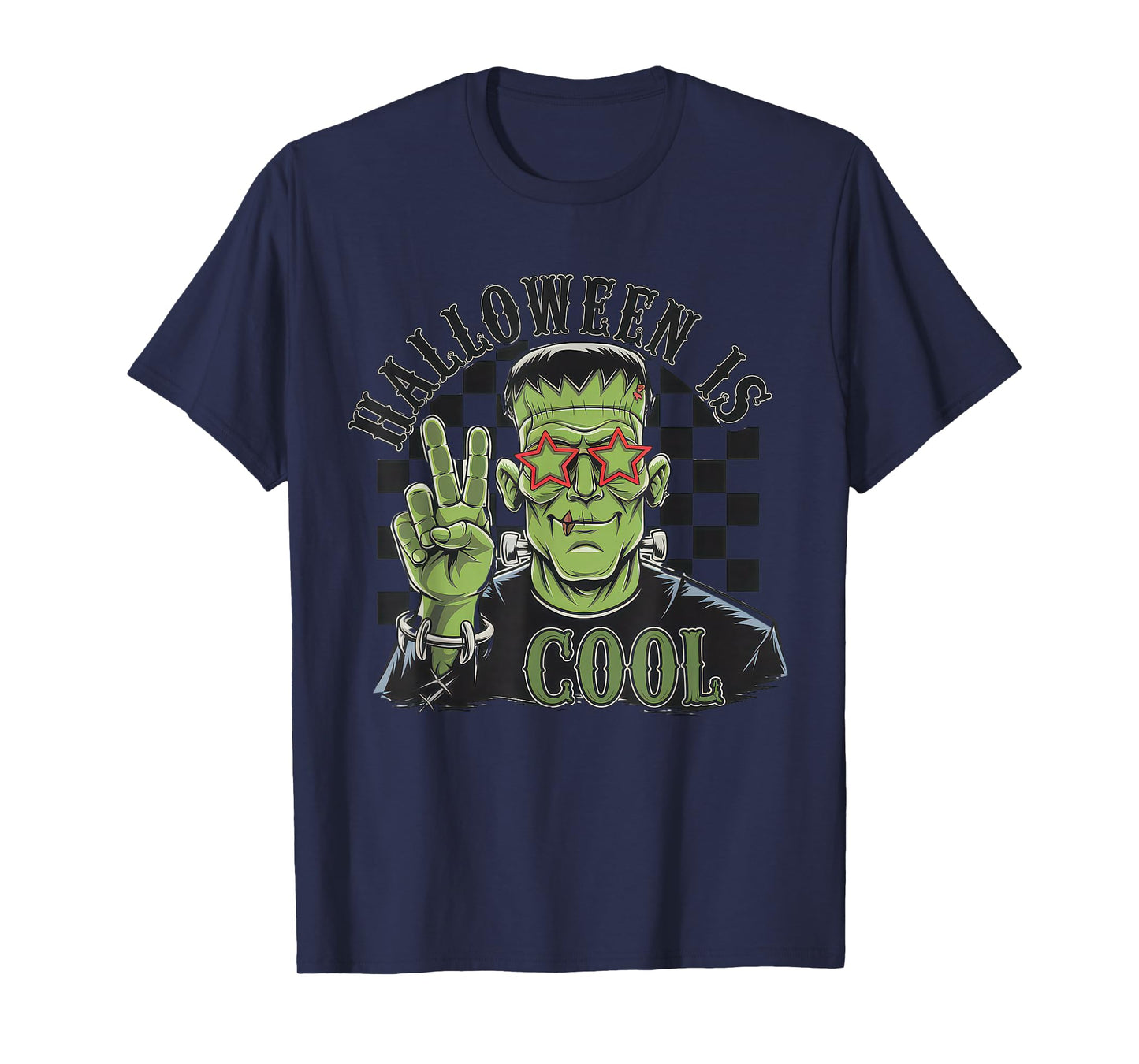 Halloween is Cool Tshirt Women Men Frankenstein Monster T-Shirt