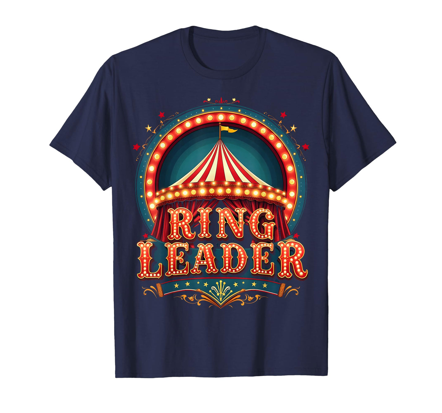 Ring Leader Bold Vintage Circus Tent T-Shirt