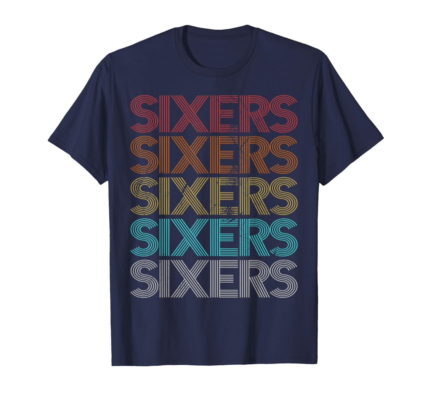 Retro Vintage Sixers T-Shirt