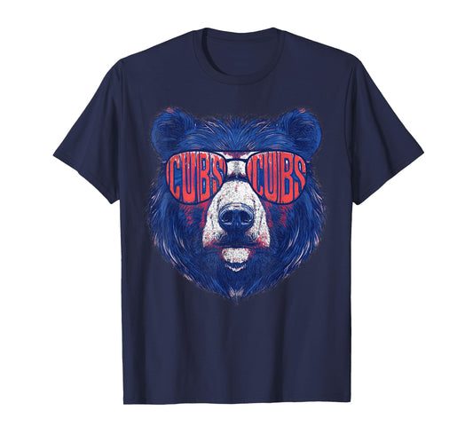 Cubs Wearing Sunglasses Retro Vintage T-Shirt