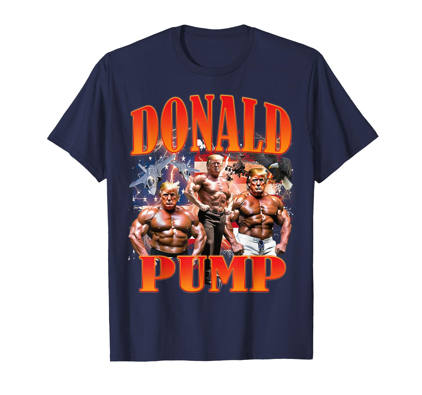 Funny Donald Pump Pro Trump 47TH 45TH GYM USA Supporter T-Shirt for Women Men