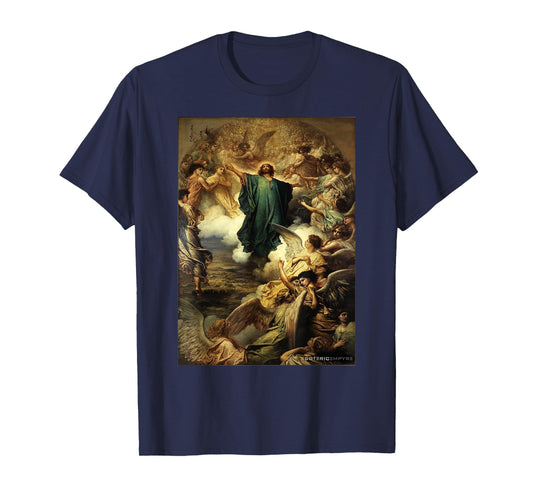 Jesus Christ Ascension Gustave Dore Heaven Angels T-Shirt