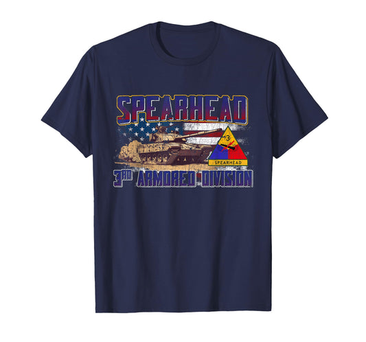 3rd Armored Division Veteran 3rd Ad Spearhead Vintage Gifts T-Shirt