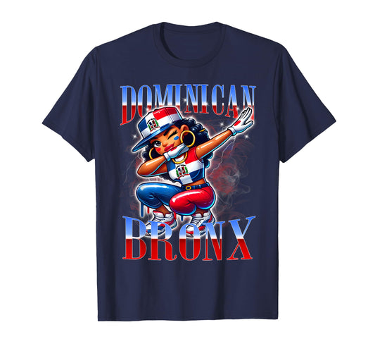 Dominican Bronx Dab Urban Streetwear Pride Design T-Shirt