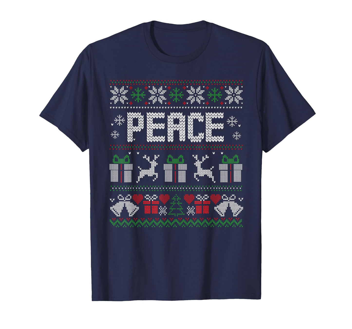 Peace I Come in Peace Christmas Xmas Holiday Couples Ugly T-Shirt