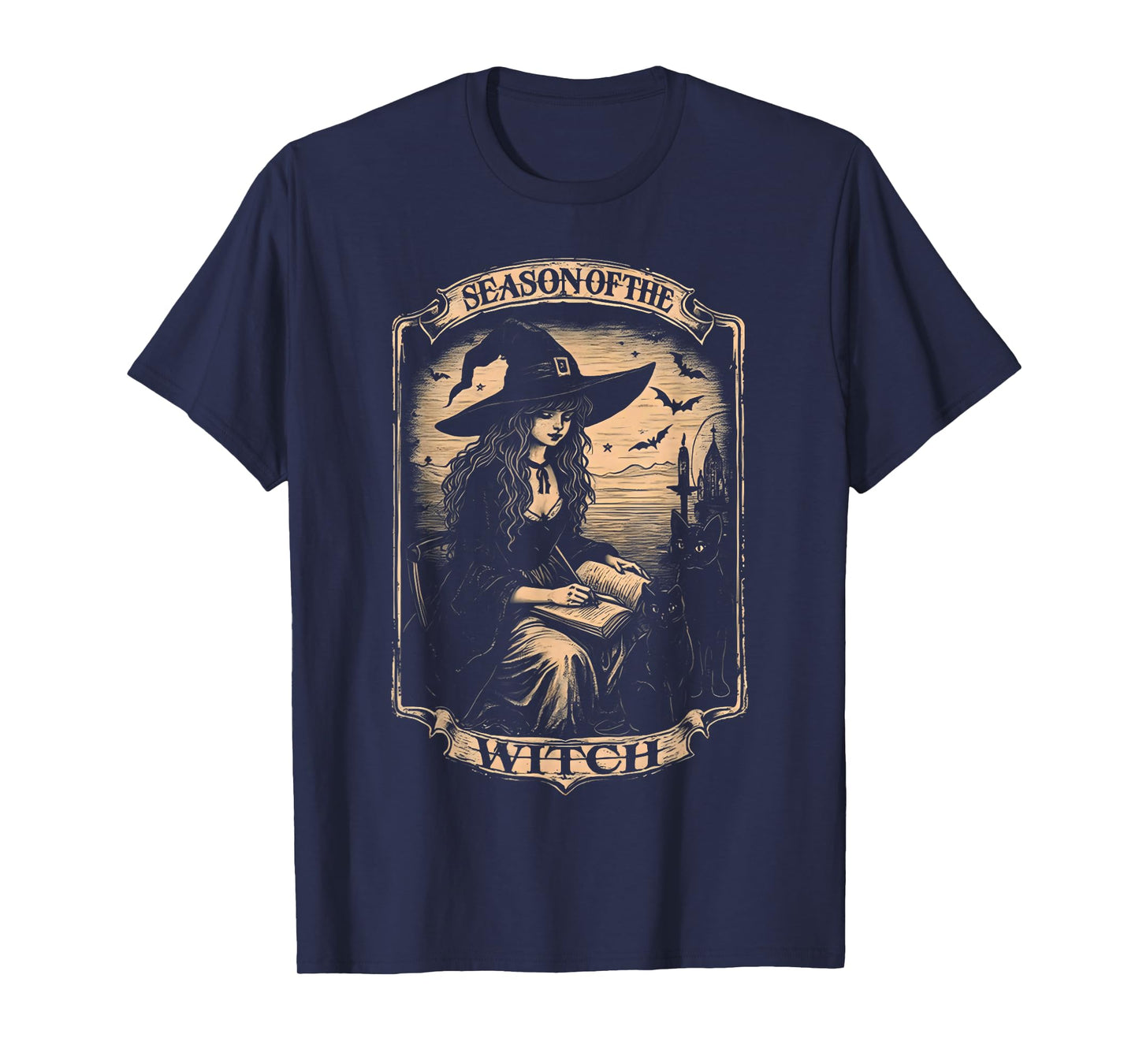 Halloween Gothic Classic Season of The Witch Party Costume T-Shirt
