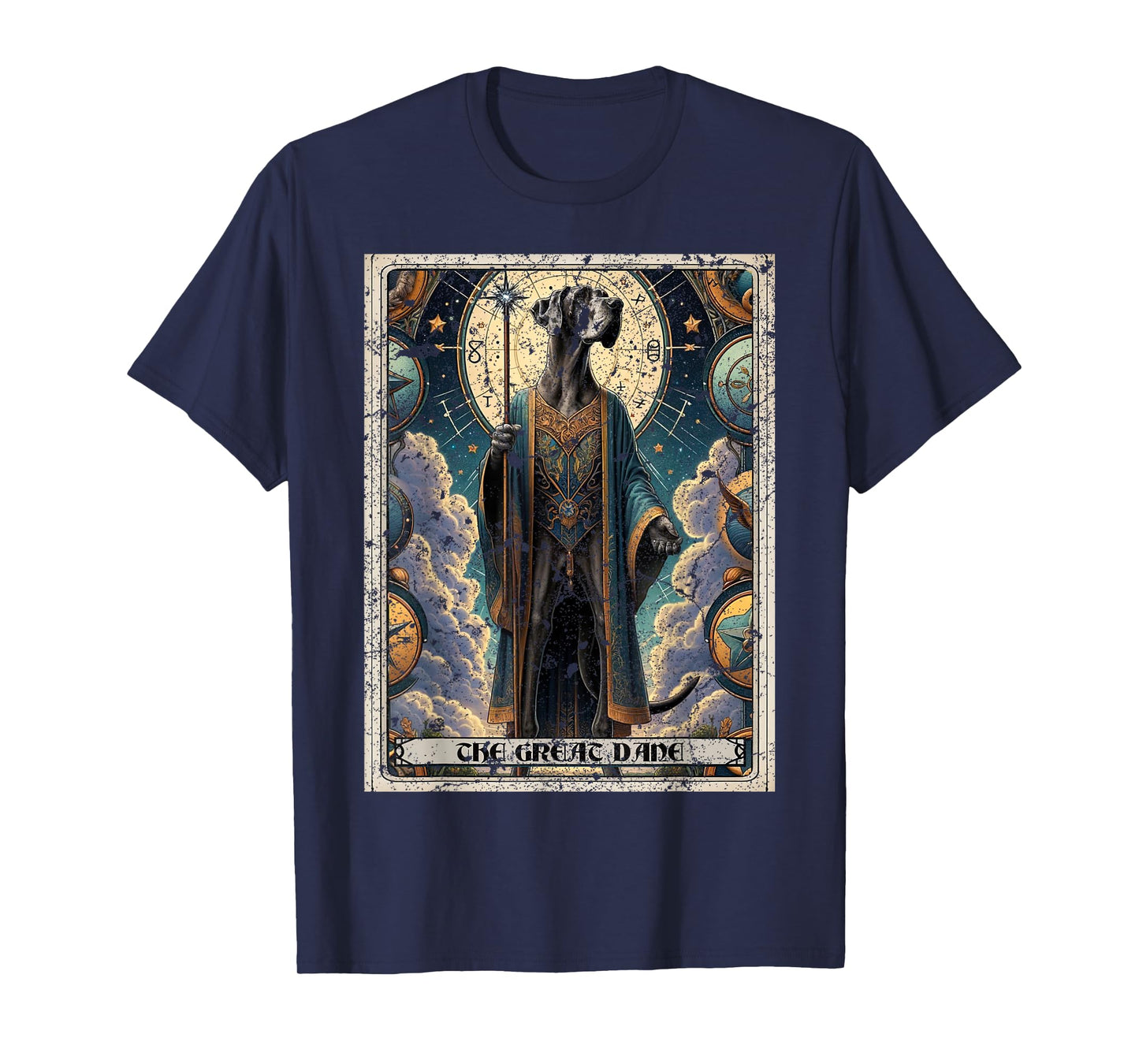 Great Dane Tarot Card Dog T-Shirt