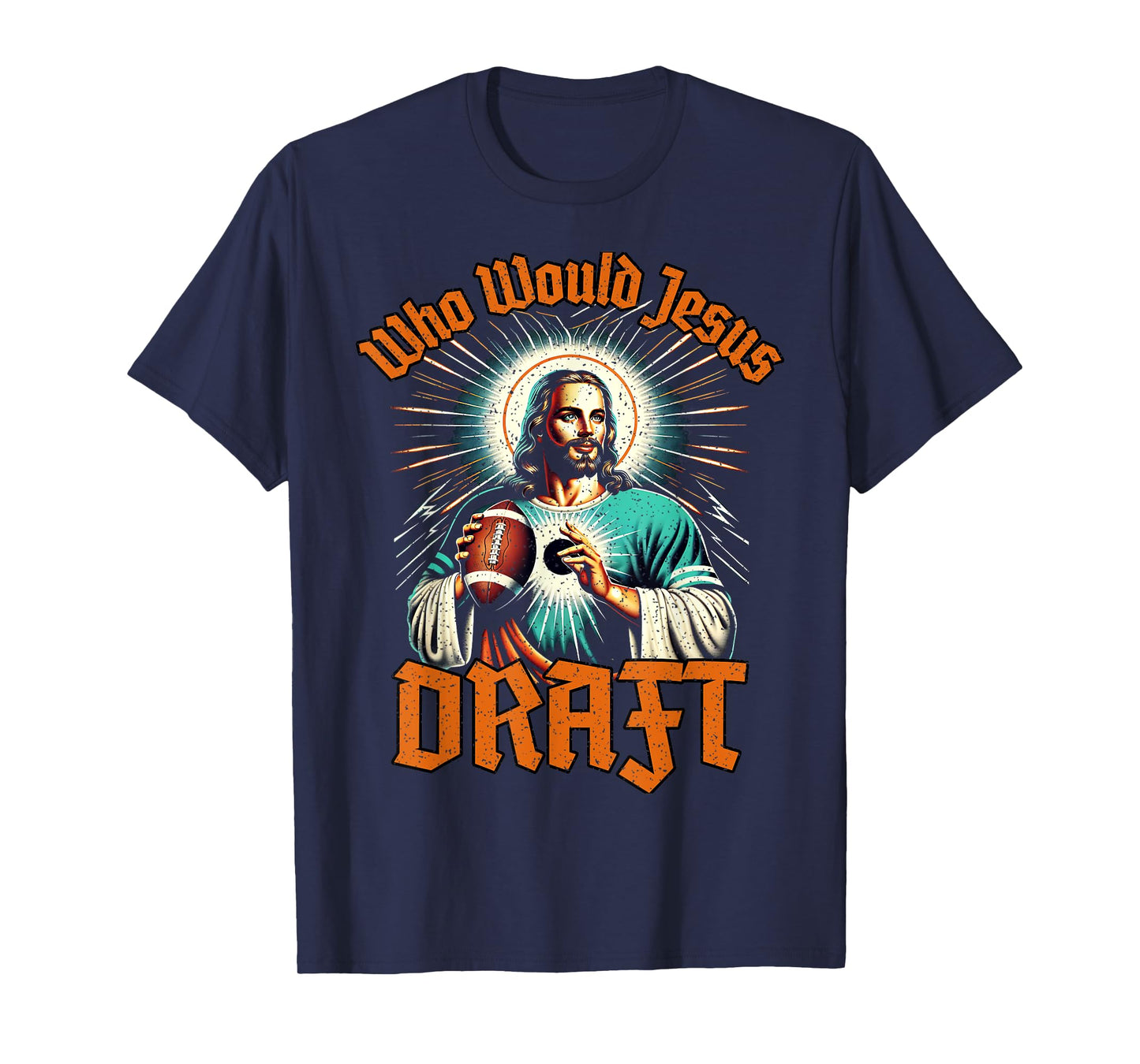 Fantasy Football Champion Who Would Jesus Draft Party T-Shirt