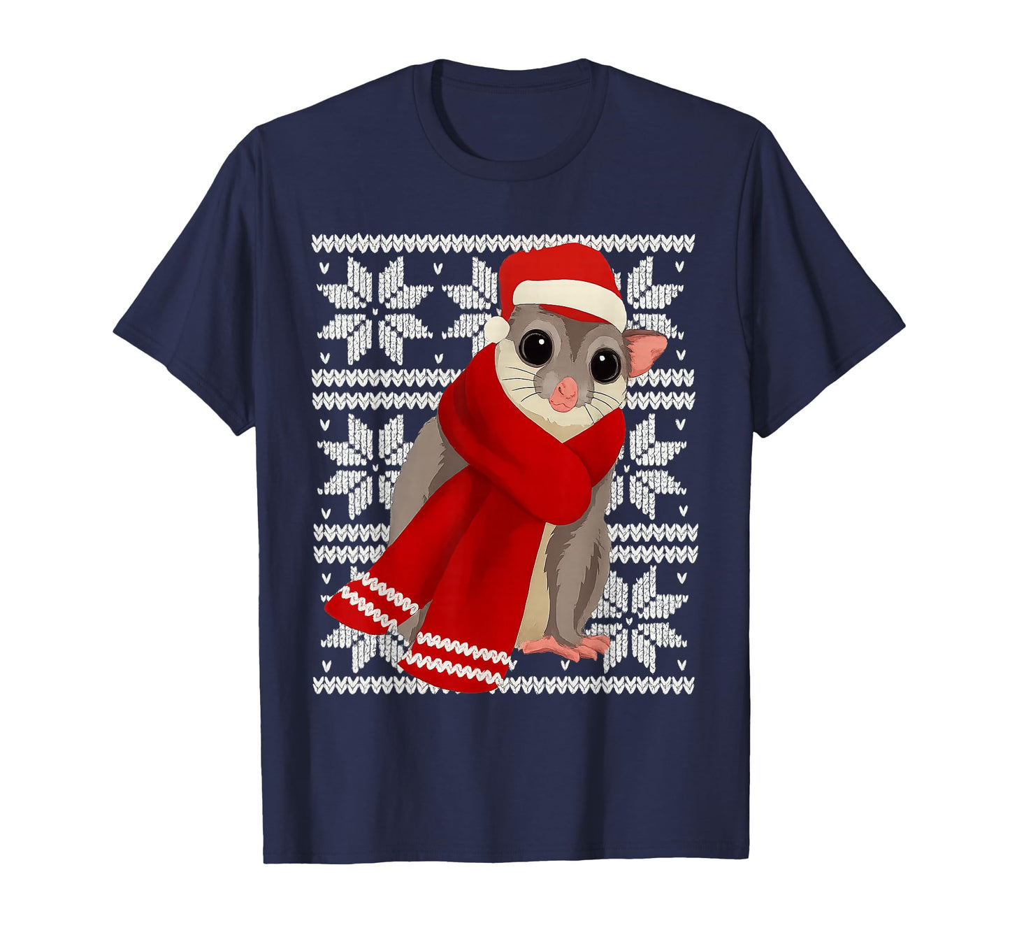 Sugar Glider Ugly Christmas Holiday Pet Lover T-Shirt